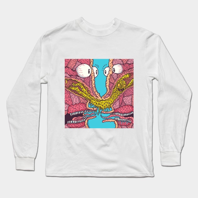 Mucus Transmission Long Sleeve T-Shirt by hex